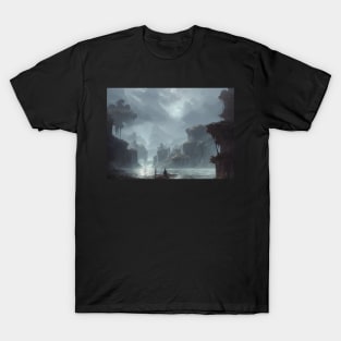 landscape nature wallpaper aestetic dreamland T-Shirt